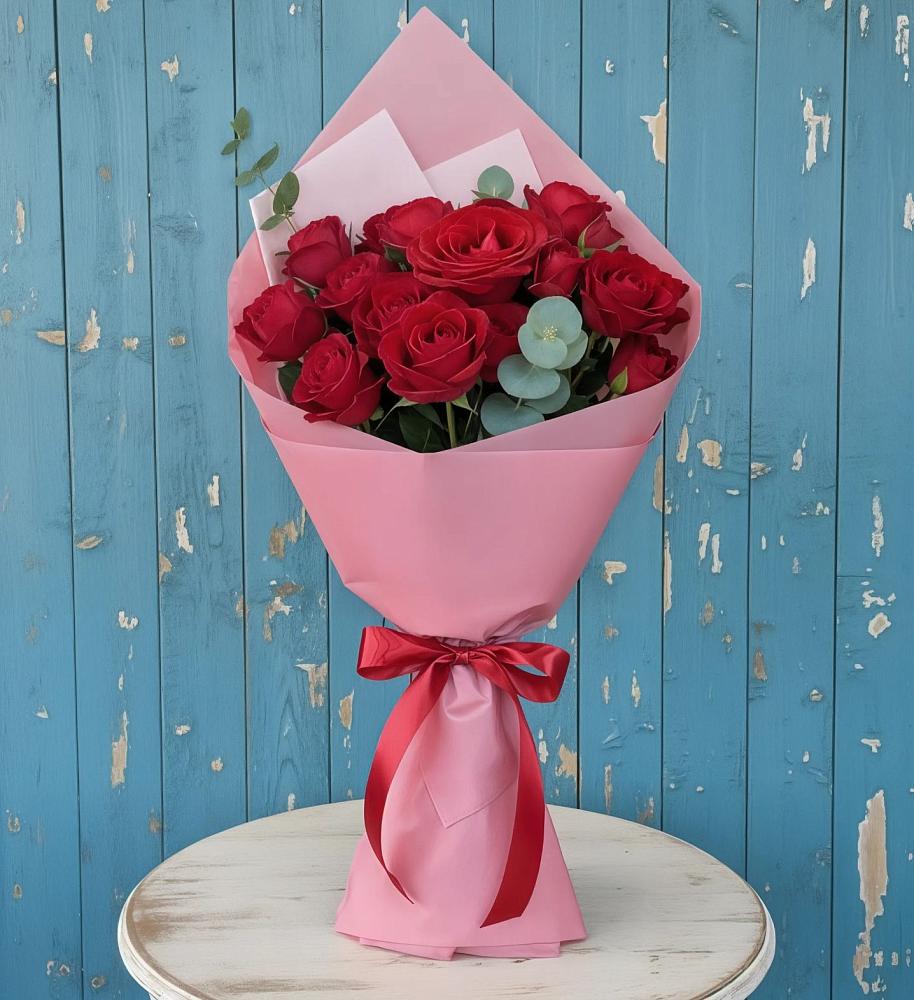 Букет цветов из: Розы в Поселок Памяти 13 Борцов