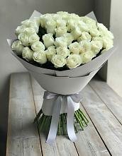 Букет 35 Белых роз в Поселок Памяти 13 Борцов