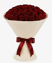 Букет 101 Бордовая роза Блэк Бакарра в Поселок Памяти 13 Борцов
