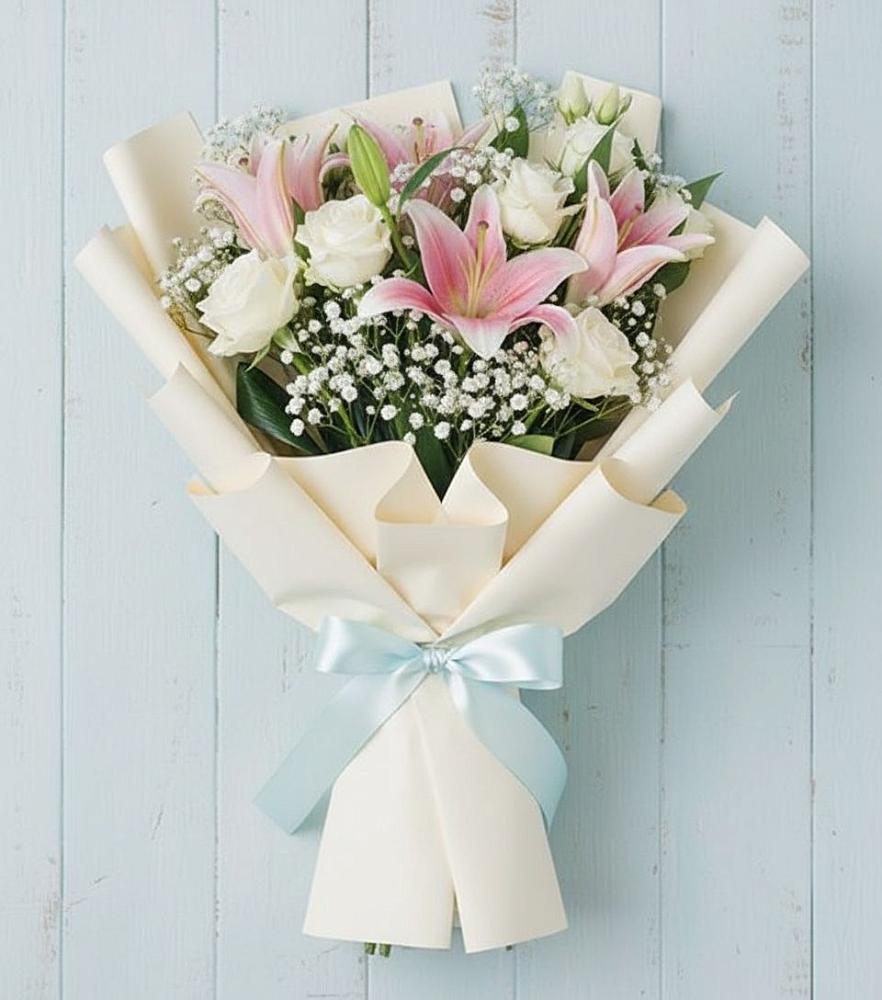 Букет цветов из: Лилии в Поселок Памяти 13 Борцов