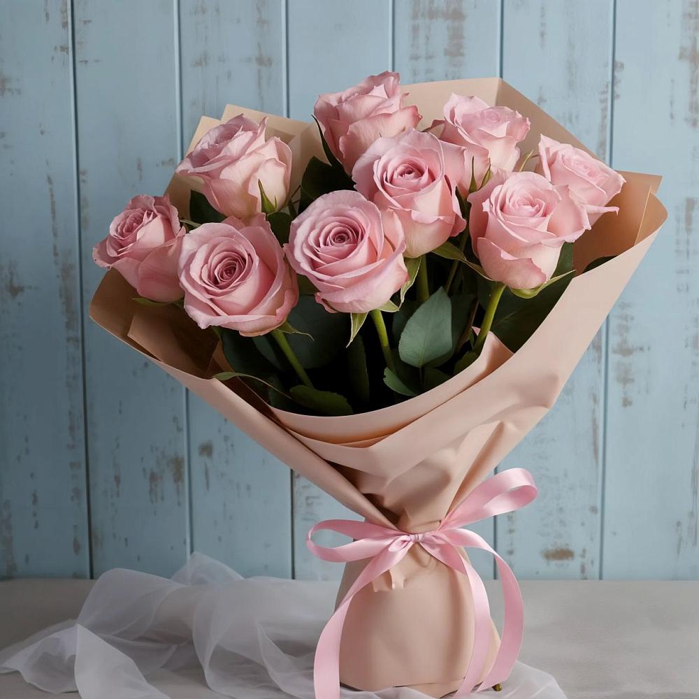 Букет цветов из: Розы в Поселок Памяти 13 Борцов