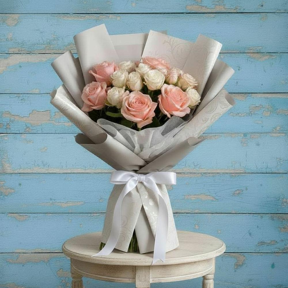 Букет цветов из: Розы в Поселок Памяти 13 Борцов