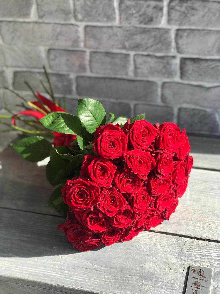 Букет Красные розы Фридом в Поселок Памяти 13 Борцов