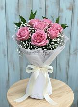 Букет цветов из:  Розы в Поселок Памяти 13 Борцов