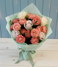 Букет цветов из:  Розы в Поселок Памяти 13 Борцов