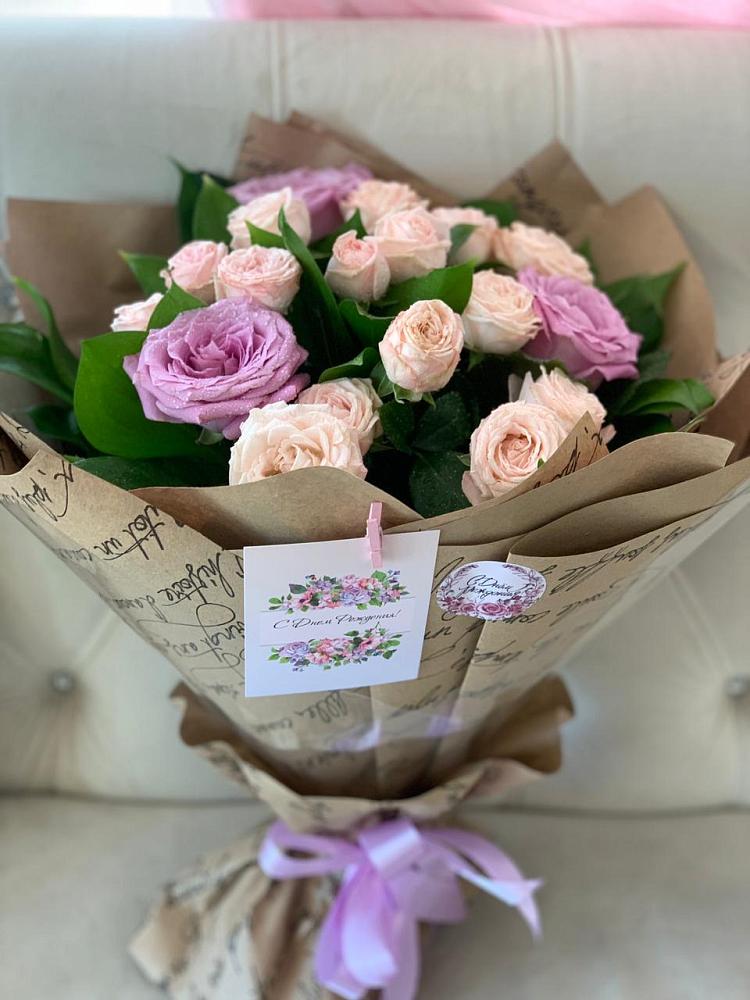 Букет цветов из: Розы в Поселок Памяти 13 Борцов