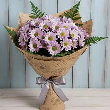 Букет цветов из:  Хризантемы в Поселок Памяти 13 Борцов