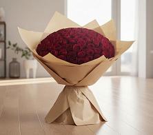 Букет 101 Красная роза в Поселок Памяти 13 Борцов