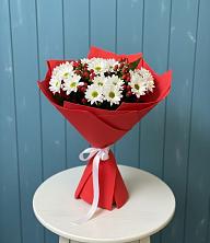 Букет цветов из:  Хризантемы в Поселок Памяти 13 Борцов