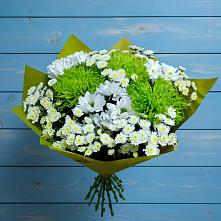 Букет цветов из:  Хризантемы в Поселок Памяти 13 Борцов