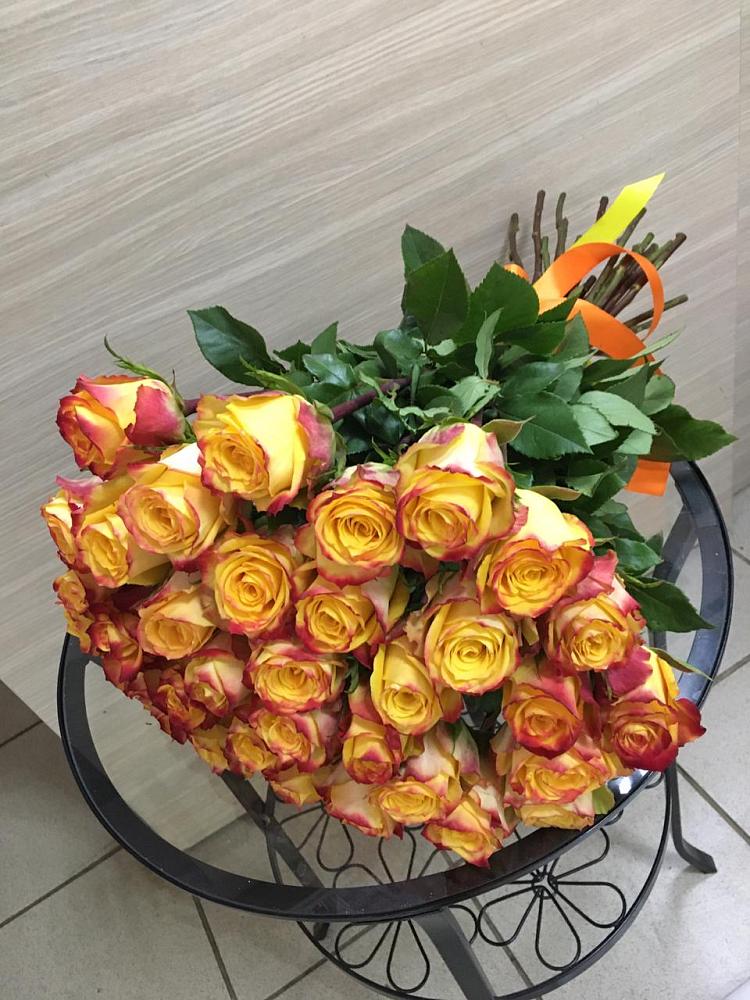 Букет Желтые розы в Поселок Памяти 13 Борцов