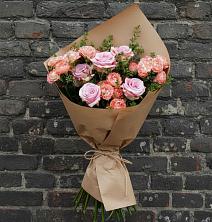 Букет цветов из:  Розы в Поселок Памяти 13 Борцов