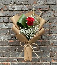 Букет цветов из:  Розы в Поселок Памяти 13 Борцов