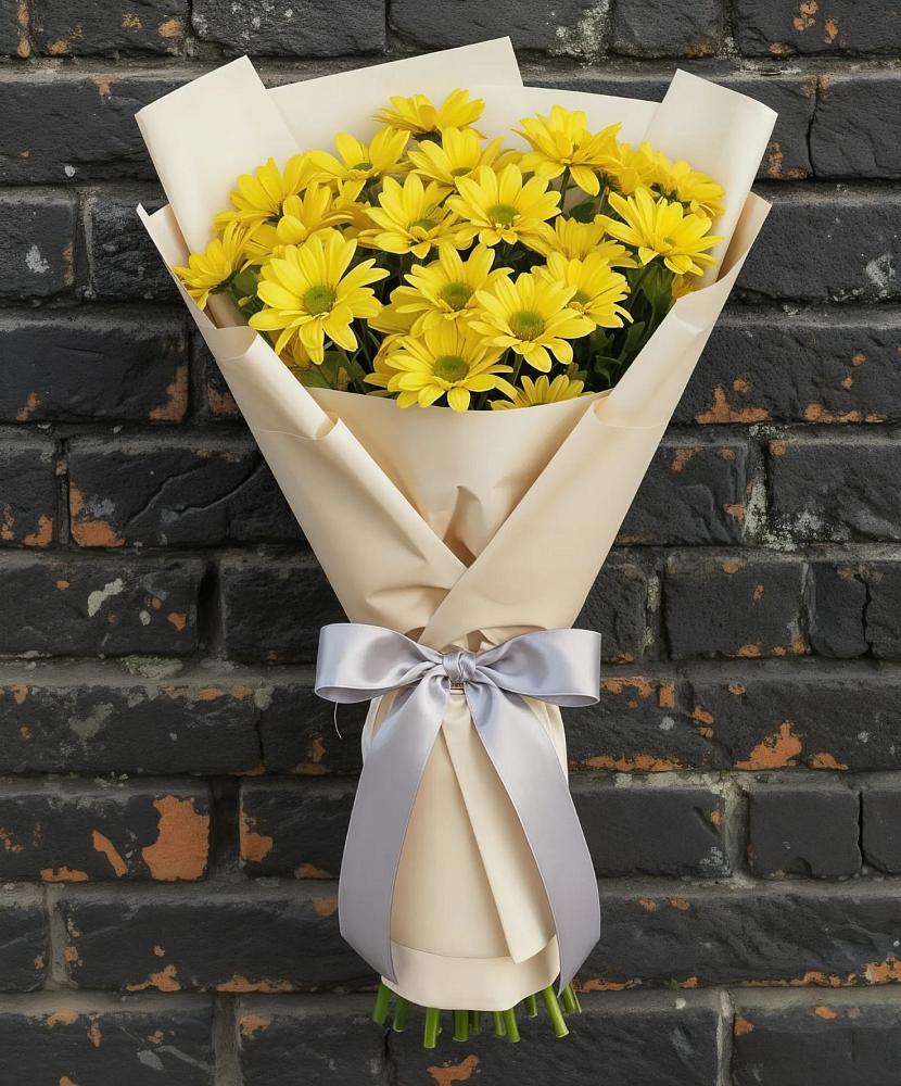 Букет цветов из: Хризантемы в Поселок Памяти 13 Борцов