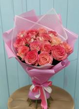 Букет 15 Розовых роз Равель #REPLACE_PRED# Поселок Памяти 13 Борцов