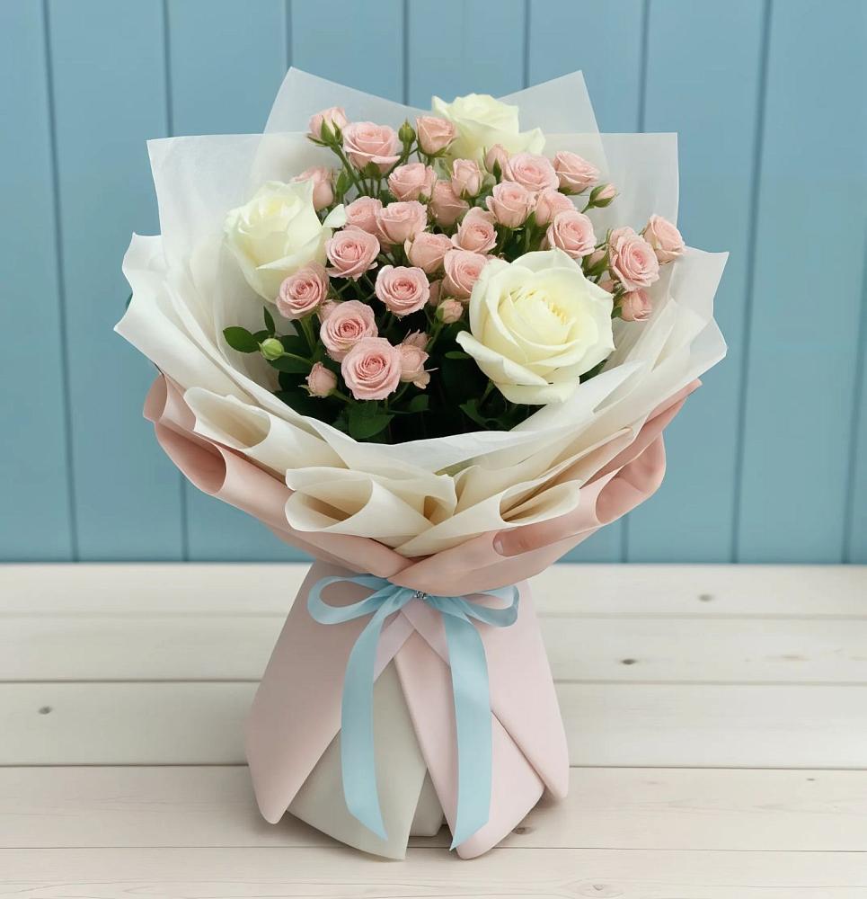 Букет цветов из: Розы в Поселок Памяти 13 Борцов