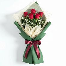 Букет цветов из:  Розы в Поселок Памяти 13 Борцов