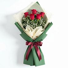 Букет цветов из:  Розы в Поселок Памяти 13 Борцов