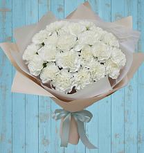 Букет цветов из:  Гвоздики #REPLACE_PRED# Поселок Памяти 13 Борцов