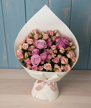 Букет цветов из:  Розы в Поселок Памяти 13 Борцов