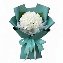 Букет цветов из:  Гортензия в Поселок Памяти 13 Борцов